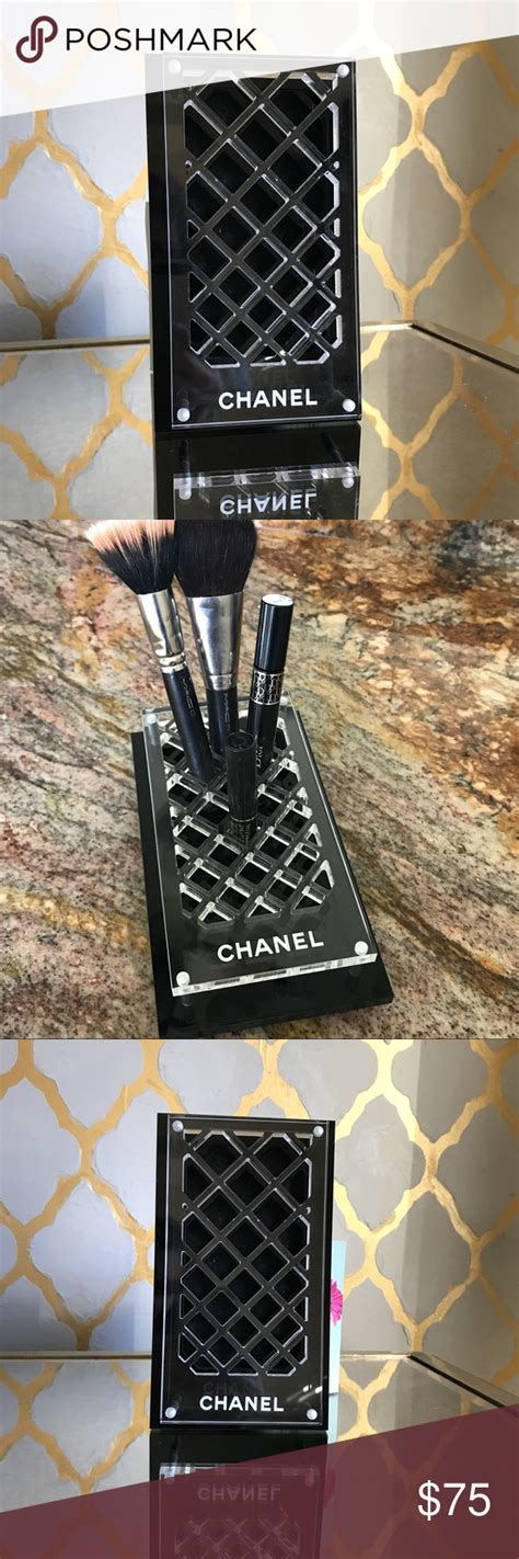 fake chanel brush holder